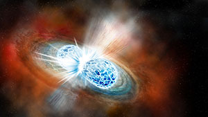 Image of binary neutron star merger.