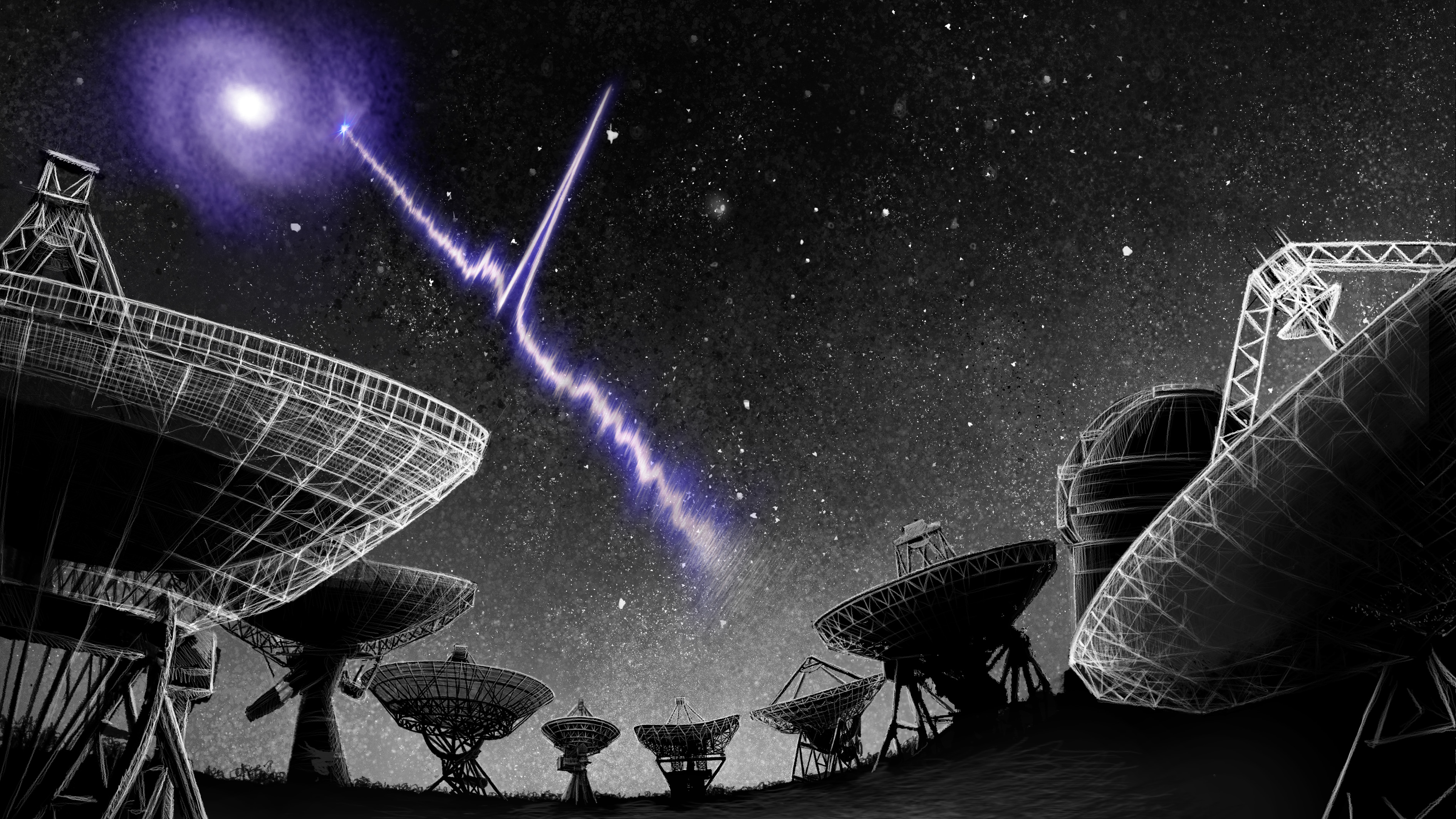 CHIME collaboration helps track down a fast radio burst to a nearby galaxy